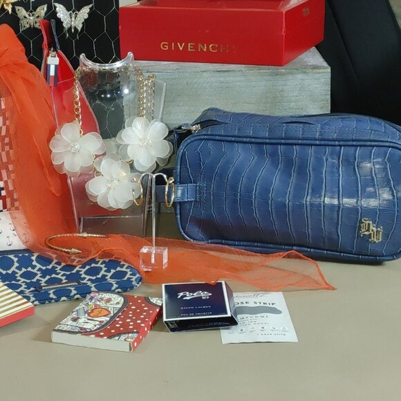 Versace Beauty Bag Ralph Lauren Brighton Nautical Note Jewelry More - Picture 6 of 10